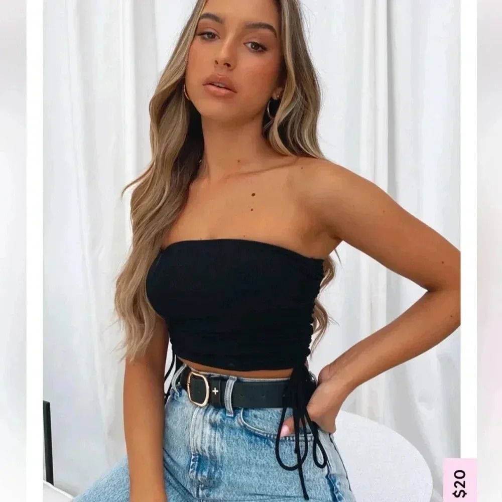 WHITE FOX CROP TOP